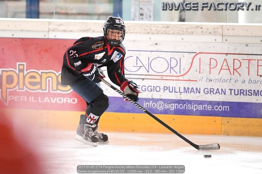 2017-01-05 3774 Pergine-Hockey Milano Rossoblu U14 - Leonardo Vergani
